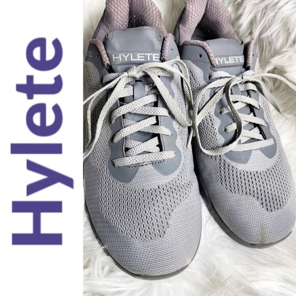 HYLETE CIRCUIT II Cross Training Sneakers 4MM Insole Gray Knit Vibram Sole Men 9 - Picture 2 of 15